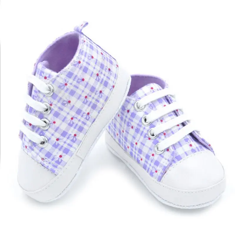 New High quality baby shoes girls boys fashion rainbow canvas shoes soft prewalkers casual baby shoes