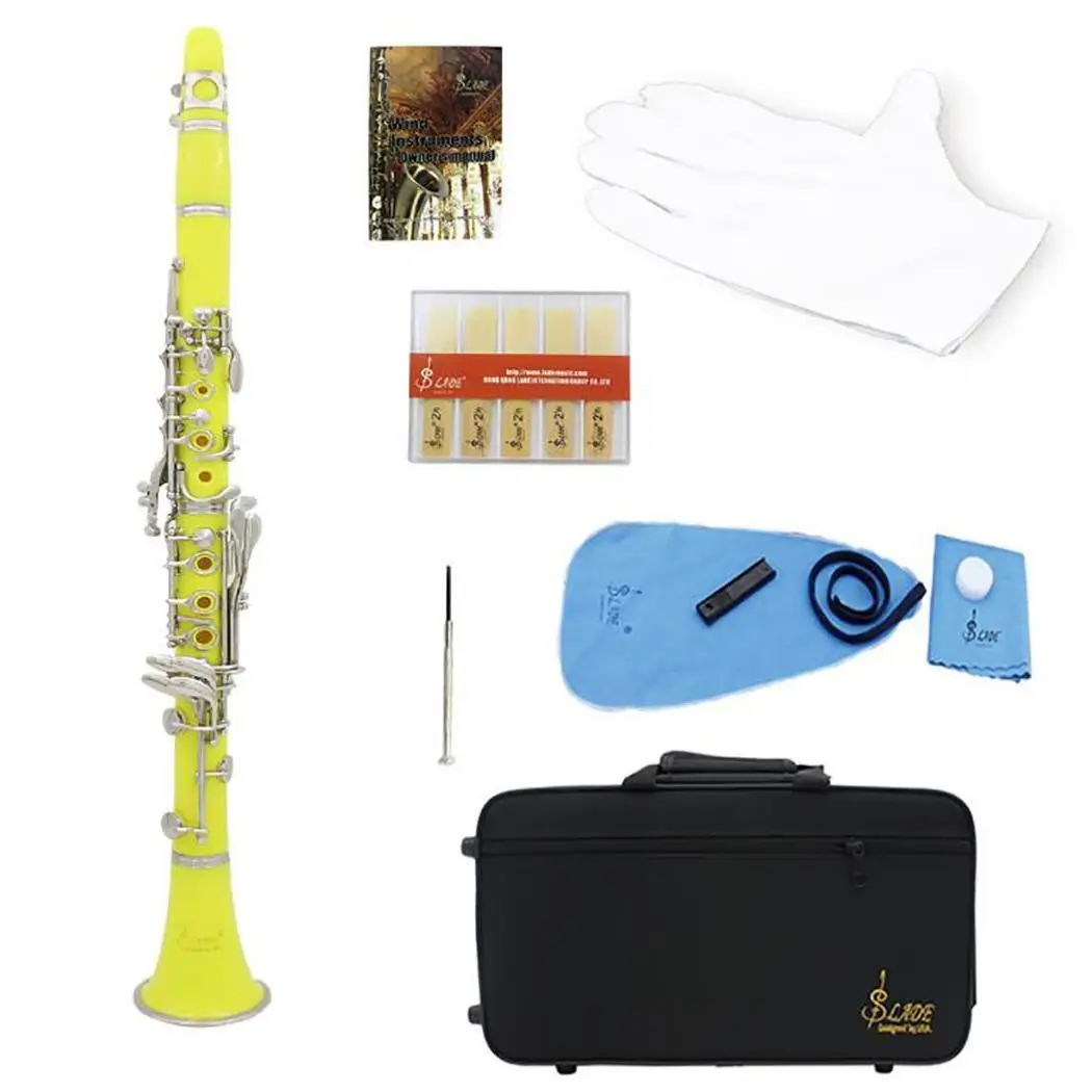 

17 Key Clarinet Flat B Soprano Binocular Casual Clarinet Musical Wind Instrument clarinet with keys