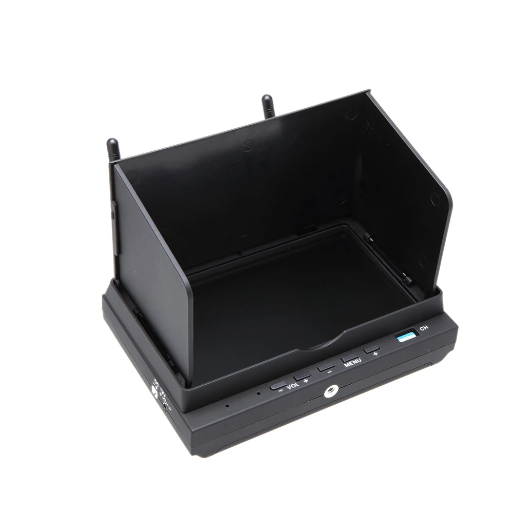 

SKYZONE RC702 Sky-702 FPV 5.8G 5.8Ghz 32CH 7" 7 Inch Diversity AIO Dual Receiver Monitor with Folding Sunshade High Quality