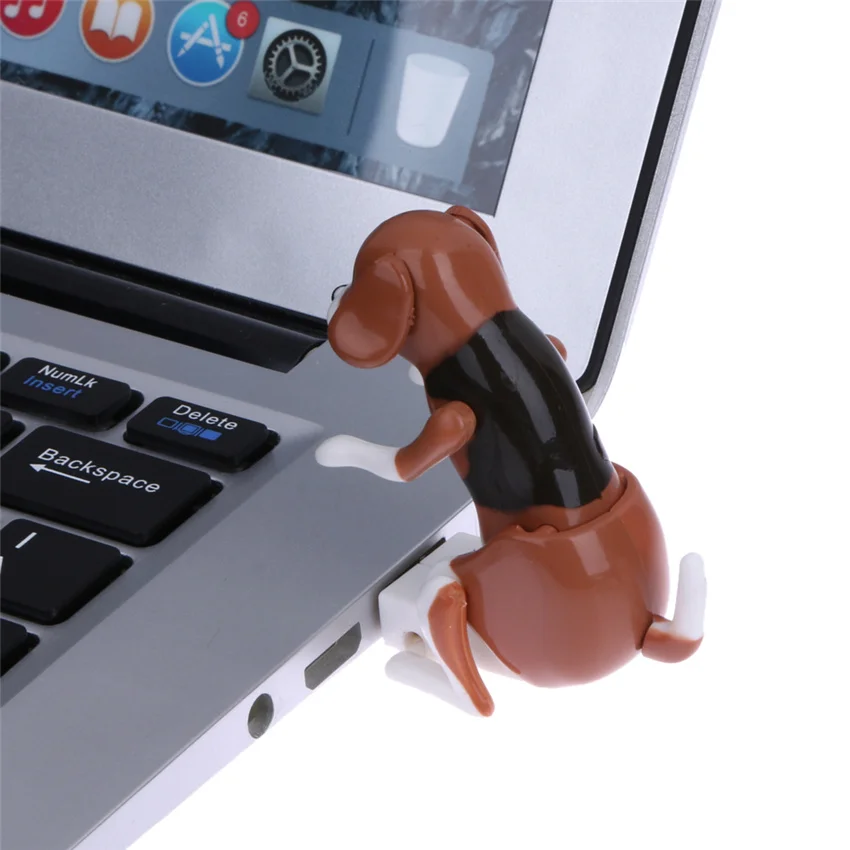 Portable Mini Cute USB 2.0 Funny Humping Spot Dog Rascal Dog Toy Relieve Pressure for Office Worker Best gift For Festival