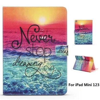 

Early Evening Beach Pattern PU and PC Material Support Protective Cover Case for iPad Mini 1 2 3