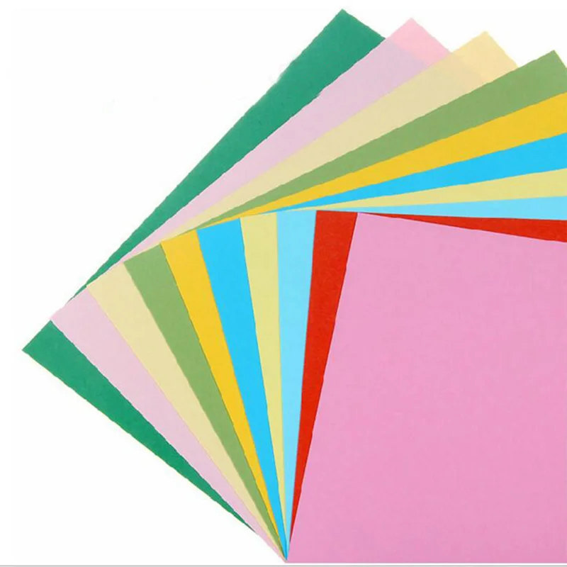 Утолщенный картон 230 г, материал для скрапбукинга,, A4, цветная бумага для поделок, 10 разных цветов, набор - Цвет: Многоцветный
