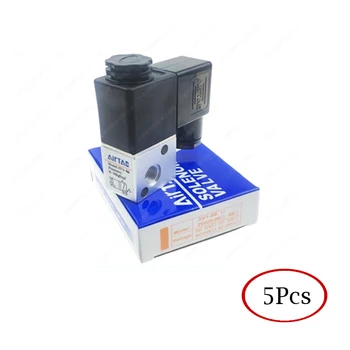 

5Pcs Normally Closed 12V 24V 220V 1/8" 3 Way 2 Position Air Solenoid Valve 3V1-06 Pneumatic Control Valve 3V1 06