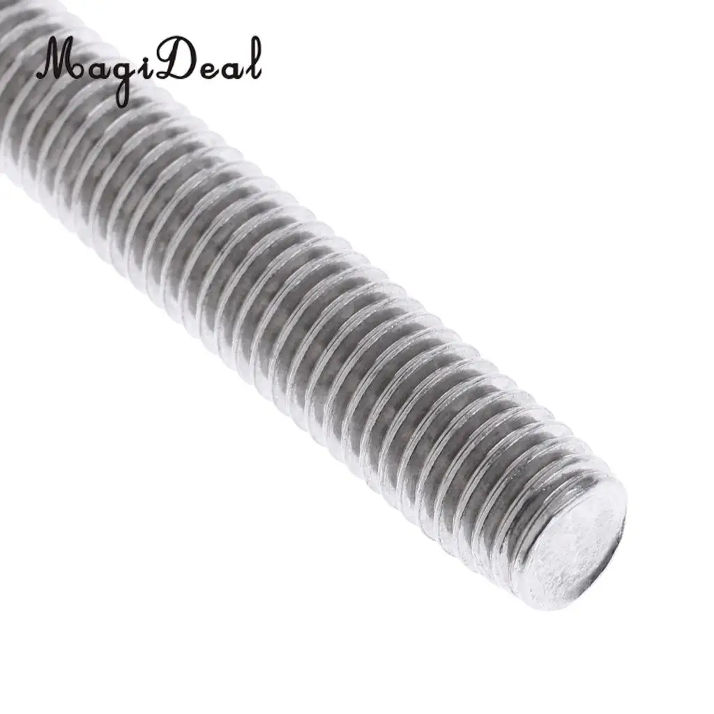 MagiDeal Heavy Duty 304 Stainless Steel Long Lifting Eye Bolts Welded Eye Metric Size M4, M5, M6, M8, M10, M12 