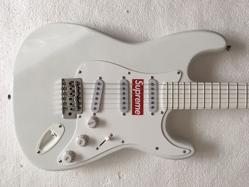 

electric guitar White color Guitar In stock, speed delivery, Free shipping