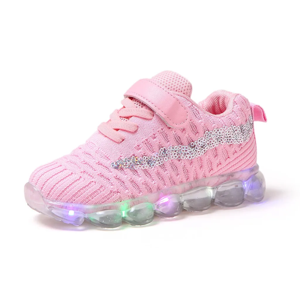 

Children Shoes Kid Baby Girls Boys Bling Led Luminous Sport Run Casual Shoes children's sneakers MuqGew Footwear