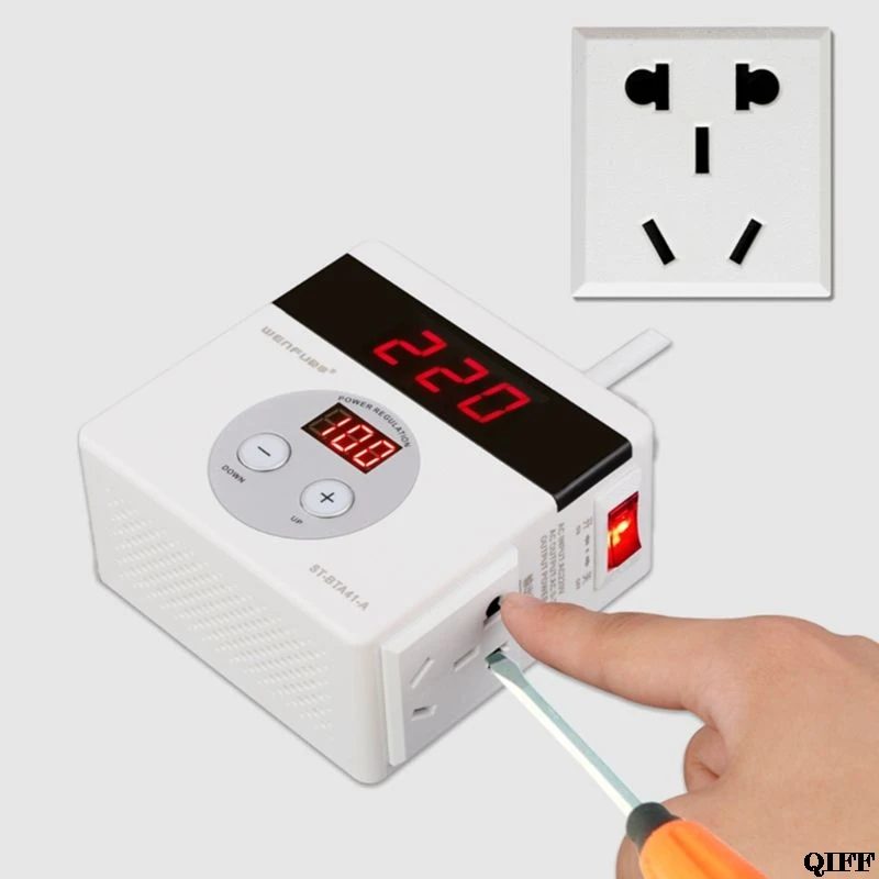 

Drop Ship&Wholesale 4000W SCR Electronic Voltage Regulator LED Digital AC 220V Temperature Speed Adjust Controller APR29