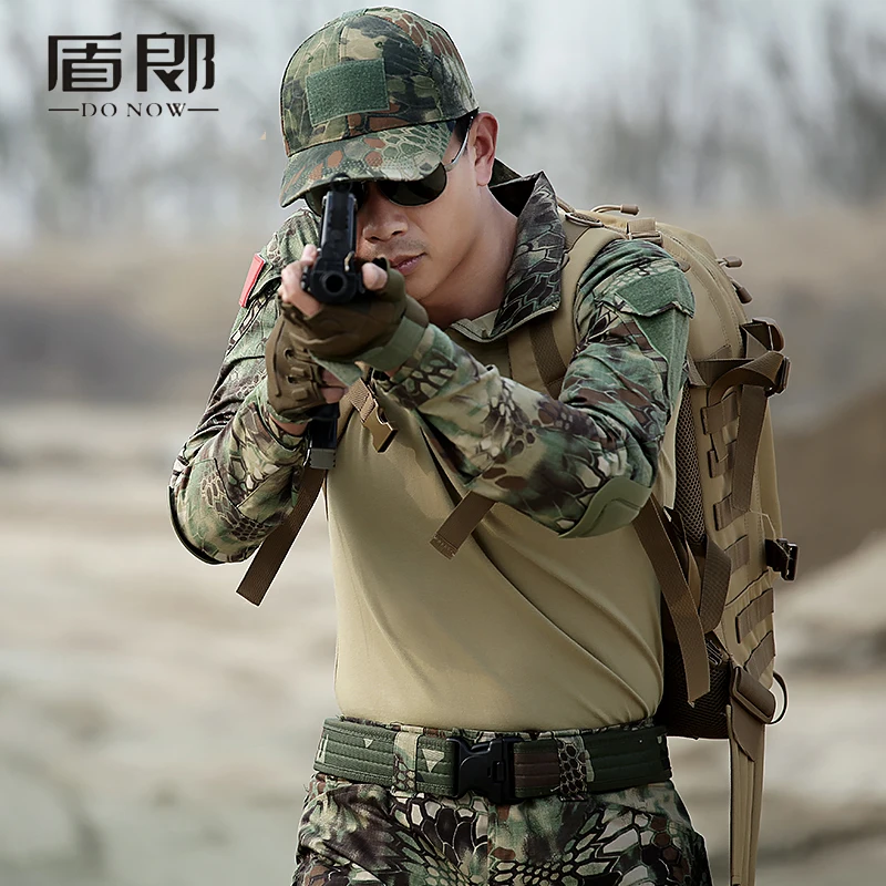 Military Airsoft Special Combat Shirt With Elbow Pads Men Tactical Tops Camouflage Army Airsoft Fardas Multicam Tatico Shirts
