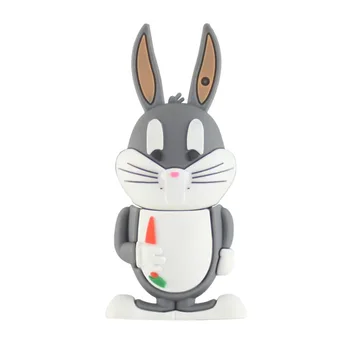 

USB 2.0 Flash Drives Cartoon Rabbit Bunny Pendrive Personalized 4GB 8GB 16GB 32GB Cute Memory Stick U Flash Disk Anime Pen Drive