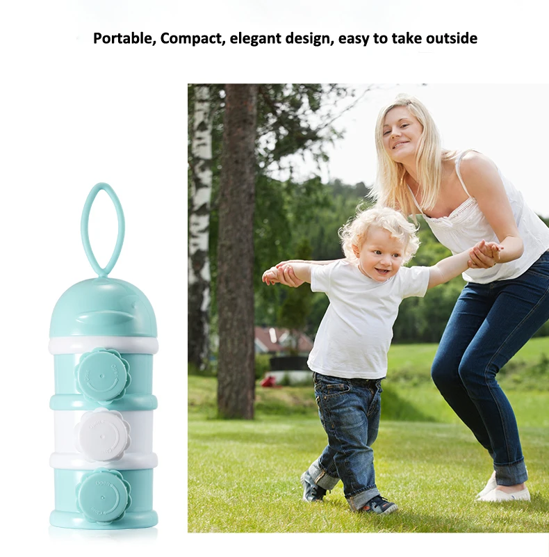 Milk Formula Powder Box Portable baby food storage container PP food-grade safe material 12