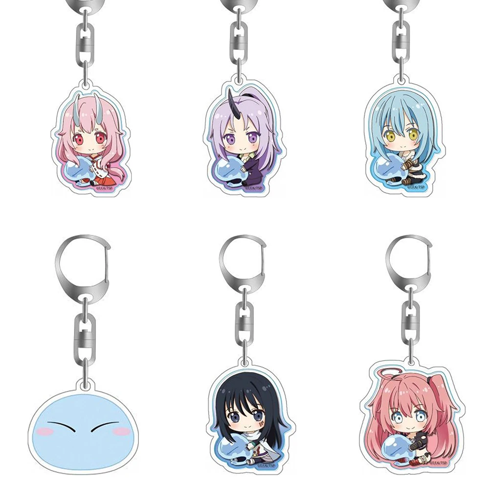 Брелок для ключей Tensei Shitara Slime Datta Ken Shizue Rimuru Аксессуары косплея милый подарок| |