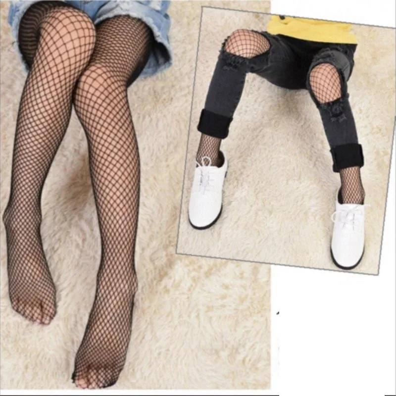

2018 Brand Sexy Baby Girls Stockings Bottoming Outwear Black Fishnet Stockings Party Summer Fashion Casual Children Stockings