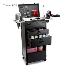 Пояс для путешествий Роскошная стрижка, макияж модный Удобный многофункциональный прокатный багаж Спиннер брендовый чемодан колеса