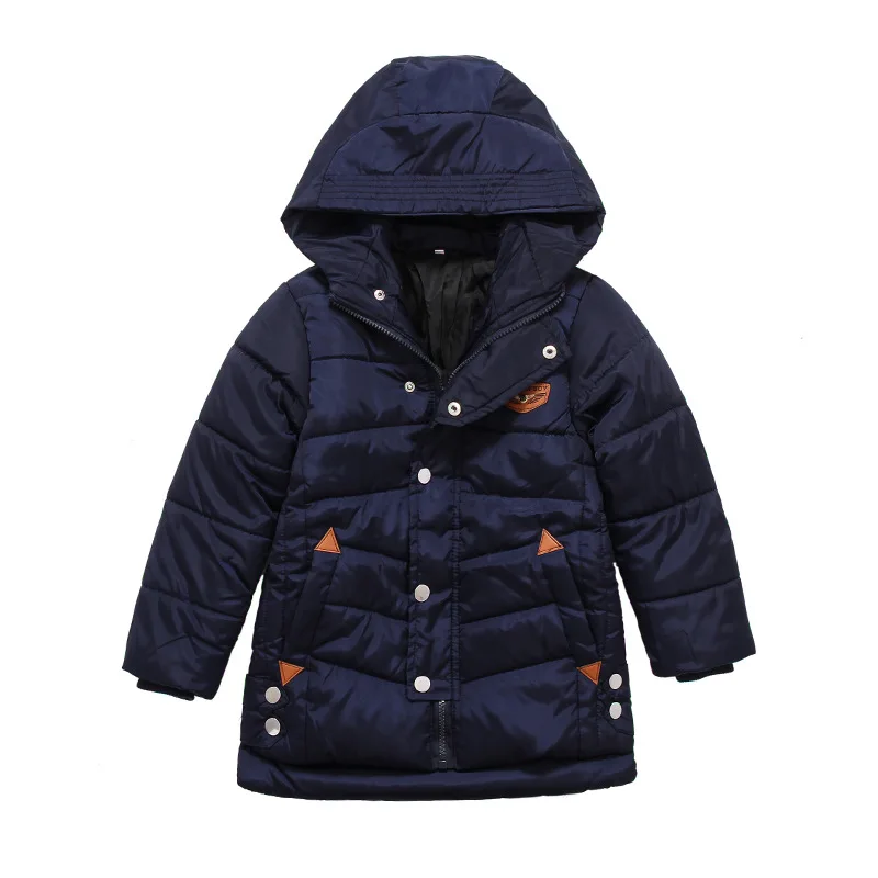 

Children's Boy Down Jacket Winter Casual Hooded Warm Coat Baby Jacket Fashion Boys Parka Long Sleeve Kids Coat TZ63