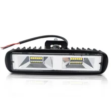 Safego 6 18 inch 18W LED Light Bar Motorcycle Offroad 4x4 ATV Spot Daytime Running Lights