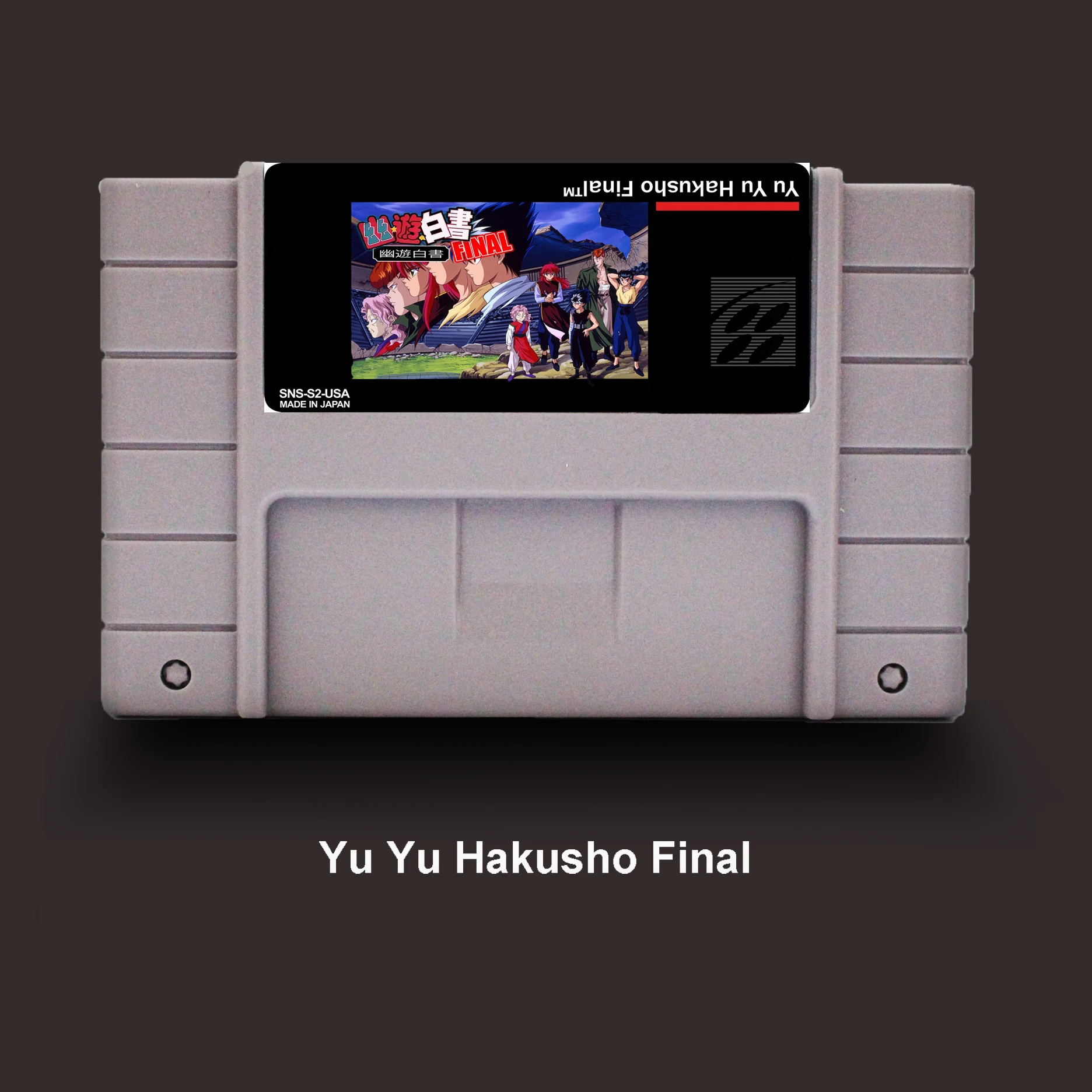 Yu Hakusho Final 16 бит для США NTSC игровой плеер большая серая игровая Карта|Картриджи| |