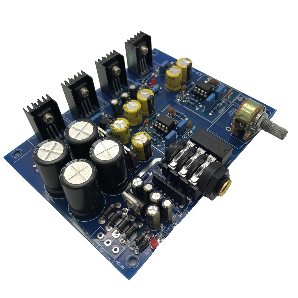 Lusya NE5532 Headphone Amplifier Board BD139 BD140 for 32-600 ohm speaker AC 12V-0-12V or AC15V-0-AC15V T0288 Lusya NE5532 Headphone Amplifier Board BD139 BD140 for 32-600 ohm speaker AC 12V-0-12V or AC15V-0-AC15V T0288