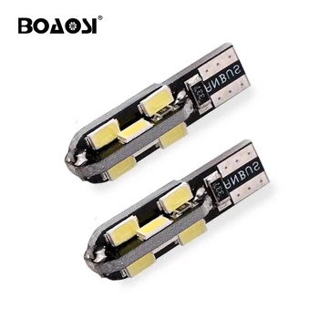

BOAOSI 2x 194 168 T10 LED W5W Canbus License Plate Bulb 5730SMD Car Sidemarker Parking Width Interior Dome Light Reading Lamp