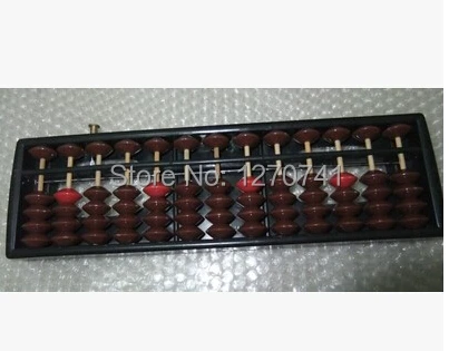 13 Колонка черная пластиковая рамка Abacus китайский соробан инструмент в математике образование для студентов, банка, счетчика xmf165
