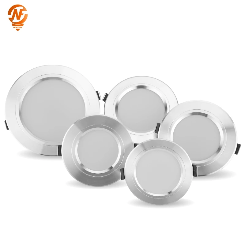 

Led Downlight Lamp 5W 9W 12W 15W 18W AC 220V 230V Ceiling Recessed Downlights Round Led Panel Light