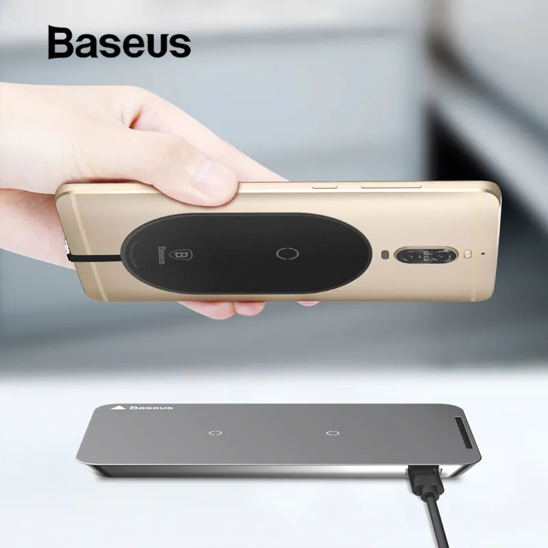 

Baseus Qi Wireless Charger Receiver Pad Adapter for iPhone Samsung Xiaom USB Type C Micro for Android Type C Qi Enabled Device