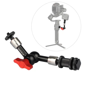 

Friction Arm 7 inch Articulating Friction Arm Video Monitor Mount for DSLR Camera Handheld Gimbal, Cage Rig, LED Flash Lights