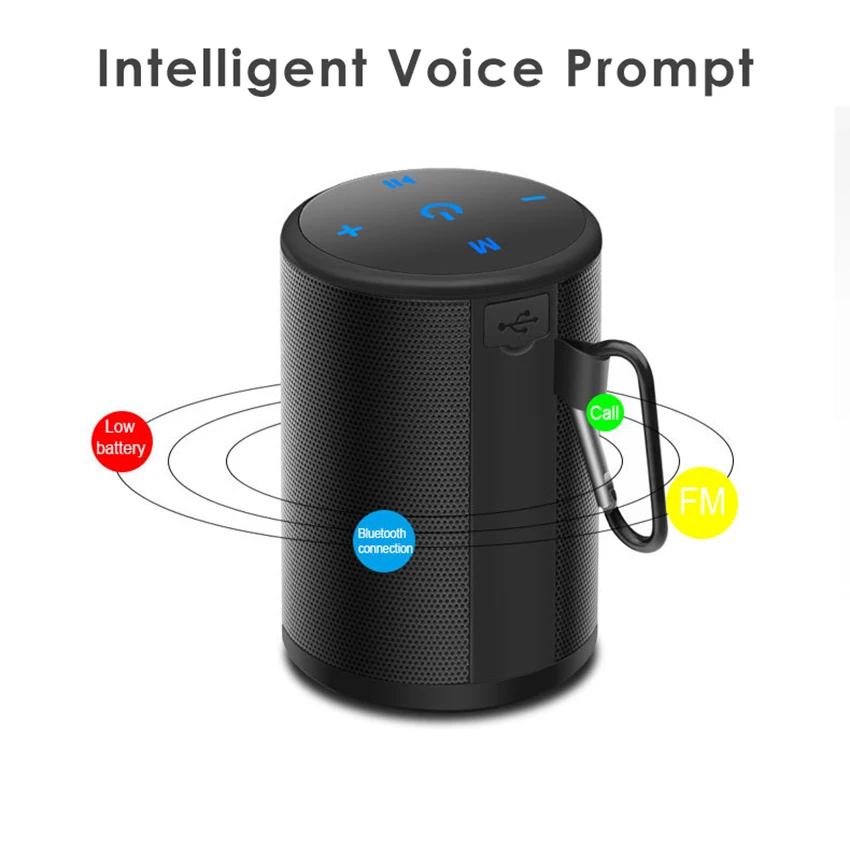 Aimitek T2 Outdoor Waterproof Bluetooth Speaker-8