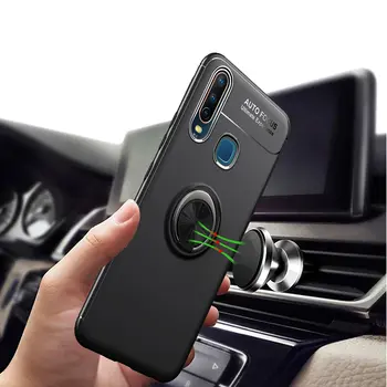 

360 Degree Ring Finger Holder Car Magnet Case For Huawei Honor 20S Russian MAR-LX1H 6.15" Honor 20 Lite Russian 20 Pro 20S