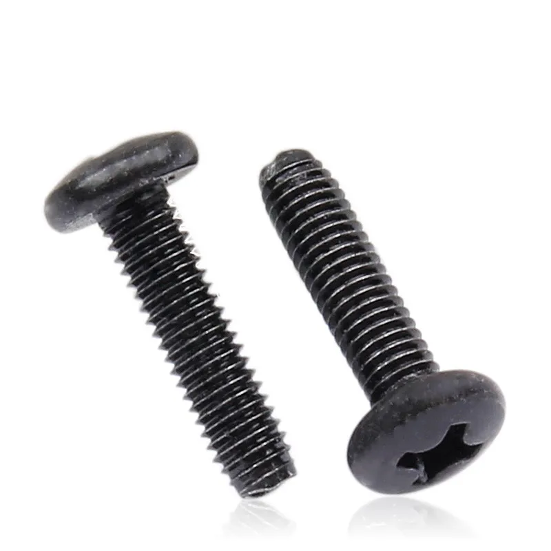 

1000pcs/lot M1.7*3/4 D3 Pan head philips machine screw black zinc PM1.7