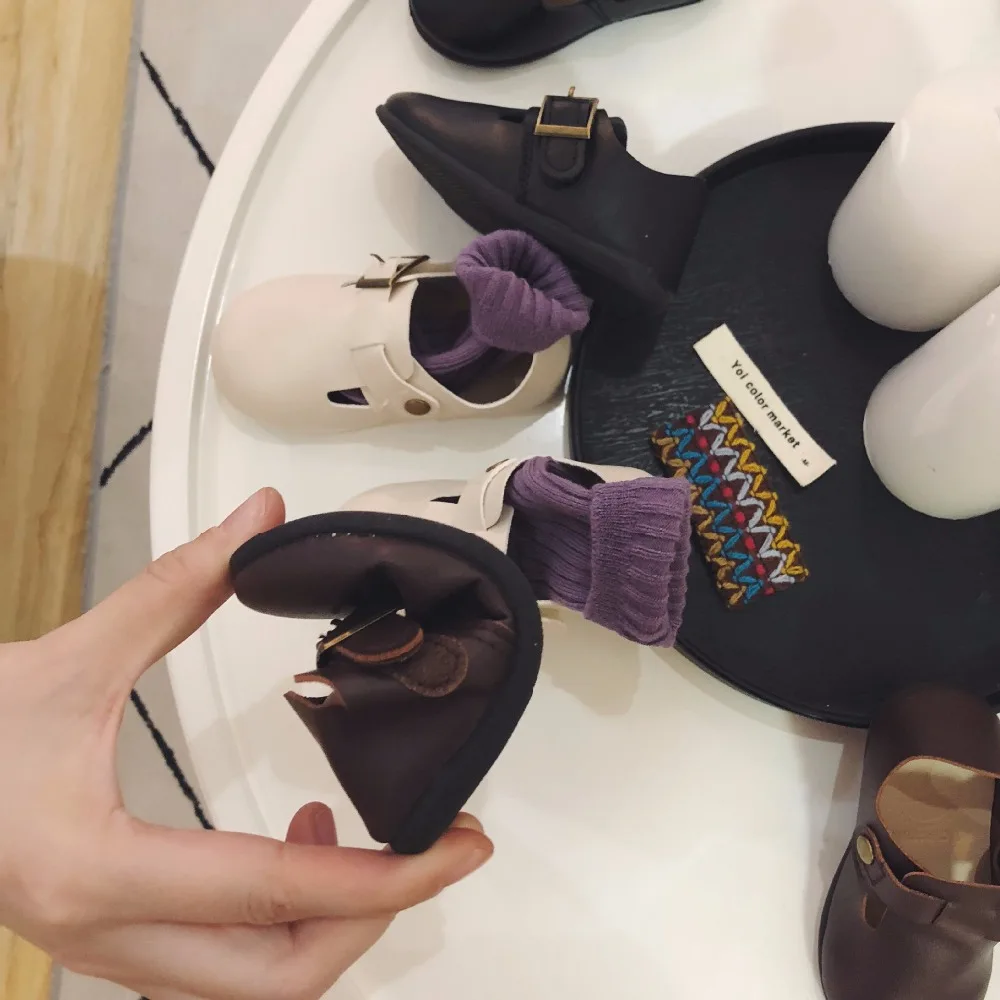 2019 г. новая весенняя детская кожаная обувь из искусственной кожи в Корейском
