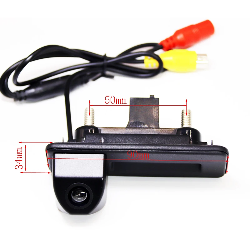 

CCD HD trunk handle Car reverse parking rear view camera for Skoda Roomster Fabia Octavia Yeti superb for Audi A1 backup camera