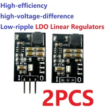 Baixo ruído 2 em 1 ldo, 2x5w dc 6-40v para 3.3v 5v reguladores linear e módulo conversor de buck DC-DC, substituição ams1117 lm317 7805