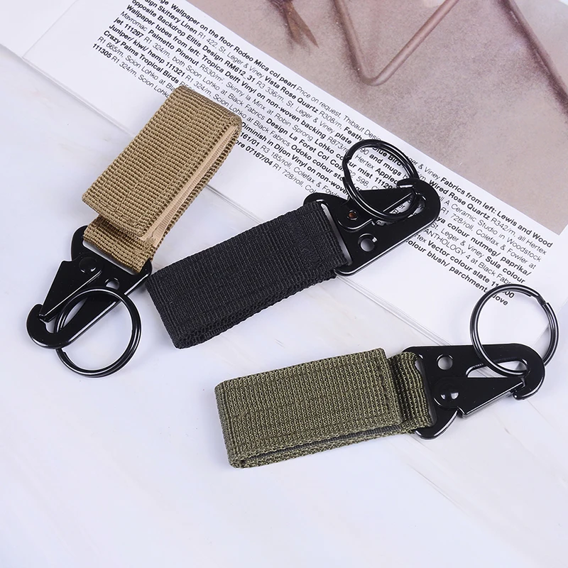 Olecranon Molle крюк снаряжение для выживания EDC Военный нейлоновый брелок застежка