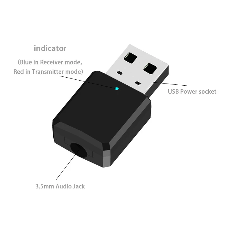 bluetooth адаптер беспроводной передатчик приемник 2 в 1 3,5 мм Aux ПК ТВ стерео наушники аудио doc плеер адаптер LYJF