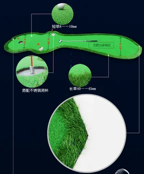 

3m*0.85m Top quality Eco-friendly Golf putting green Indoor golf putter trainer Golf Training Aids