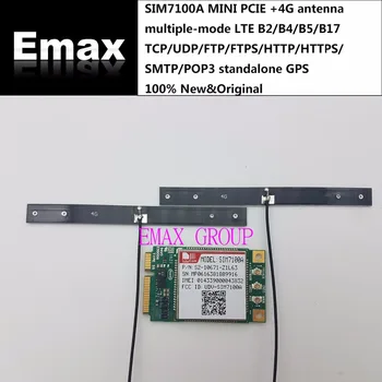 

SIM7100A MINI PCIE+4G antenna multiple-mode LTE B2/B4/B5/B17 TCP/UDP/FTP/FTPS/HTTP/HTTPS/SMTP/POP3 standalone GPS 100% New