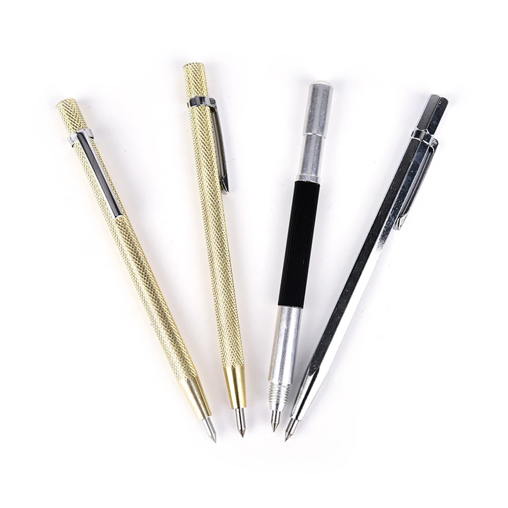 1PCS  Metal Tungsten Carbide Tip Scriber Tungsten Steel Engraving Pen Etching  Marking Jewelry Engraver Lettering Tool