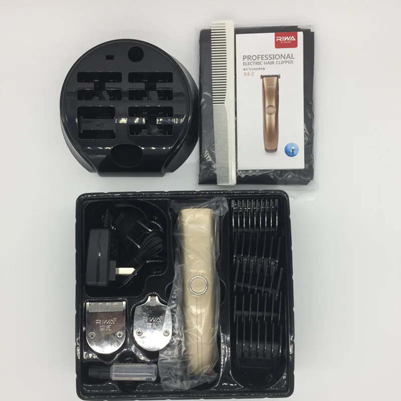 Rechargeable hair clipper for men family Cutting Machine Haircut 3 blade Lithium battery 2 hours quick charge 100-240V RIWA X4 Rechargeable hair clipper for men family Cutting Machine Haircut 3 blade Lithium battery 2 hours quick charge 100-240V RIWA X4