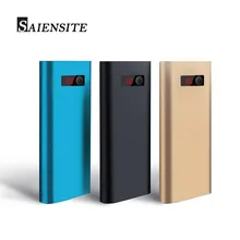 Saiensite Portable 20000 mAh Power Bank Metal Mobile Charger 3 USB External Battery for Iphone Samsung Xiaomi Fast Shipping