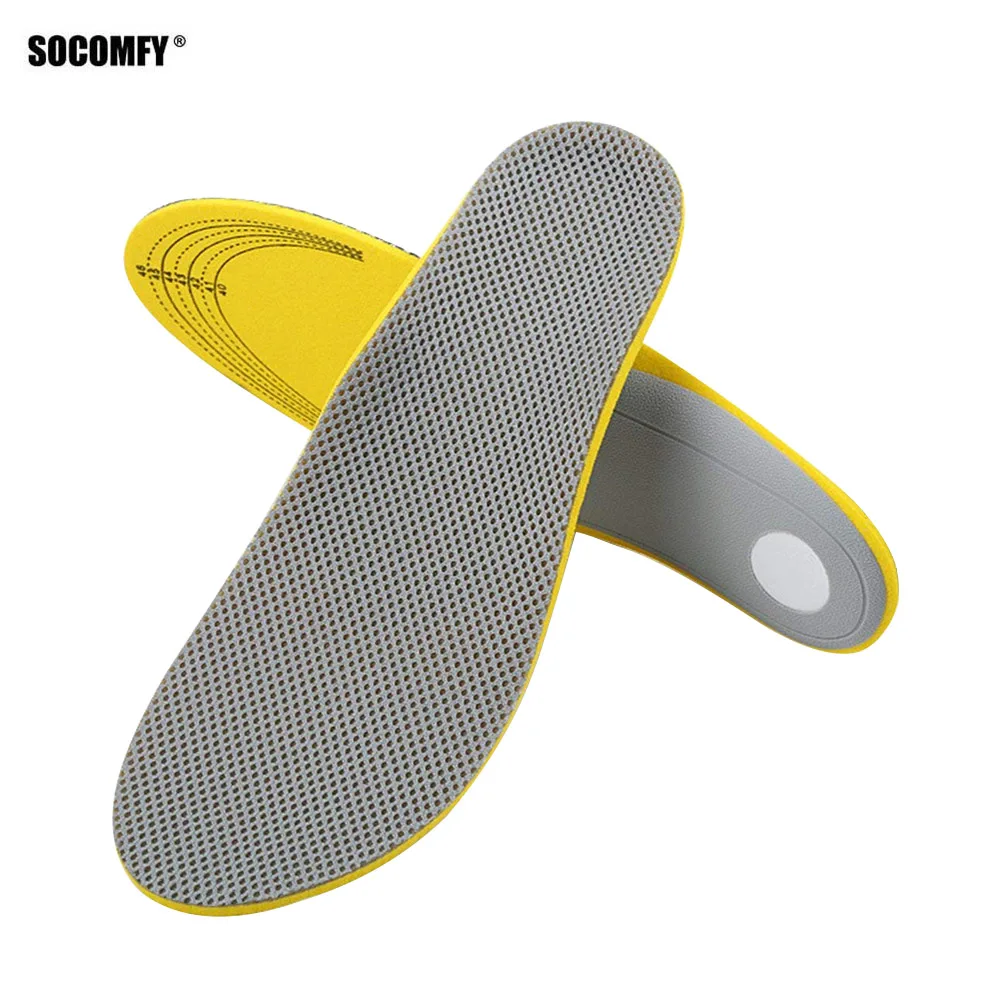

SOCOMFY Arch Support Orthotics Insoles Breathable Sport Shoe Pad Performance Inserts Feet Heel Pain Relief Orthopedic Insoles
