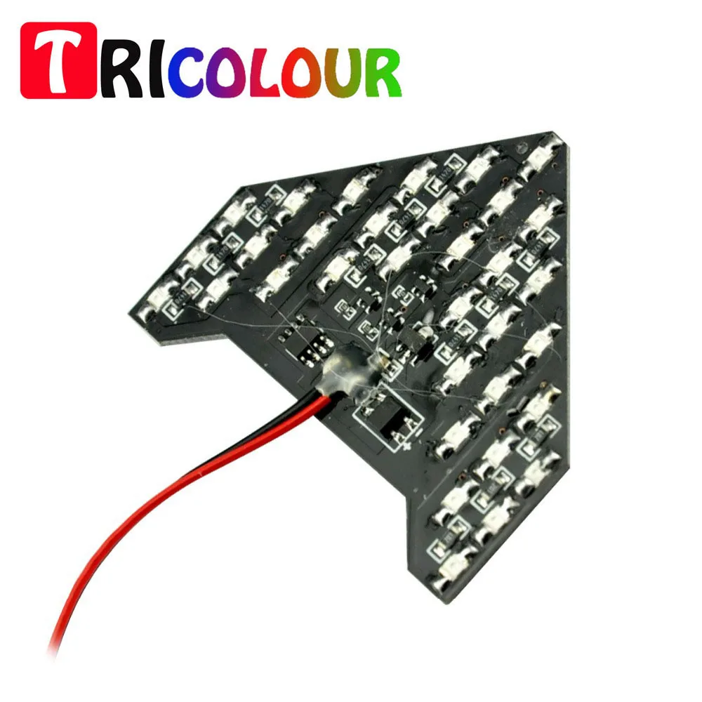 TRICOLOUR 10x 33 SMD Sequential Led Lights Car Turn Side Signal Mirror Tricolour 10x 33 smd sequential led lights car turn side signal mirror
