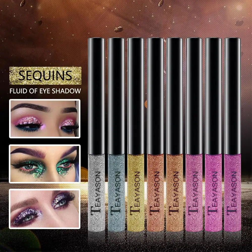 

5g Long Lasting Waterproof Glitter Eyeshadow Liquid Eyeliner Shining Makeup