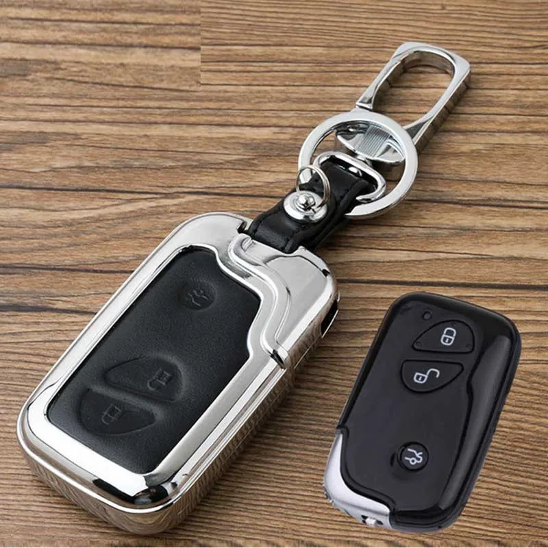 Zinc alloy+Leather Car Styling Key Cover Case For Lexus RX IS ES NX GS GX LX 300 330 350 200 250 270 470 460 570 400 450H CT200H