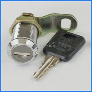 

5 pieces 30mm waterproof dustproof keyed differently flat key tubular post box cam lock