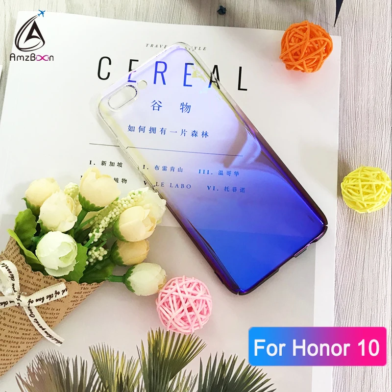 Чехол Amzboon для Honor 10 роскошный чехол с градиентом Авроры Прозрачный Huawei 7X 8