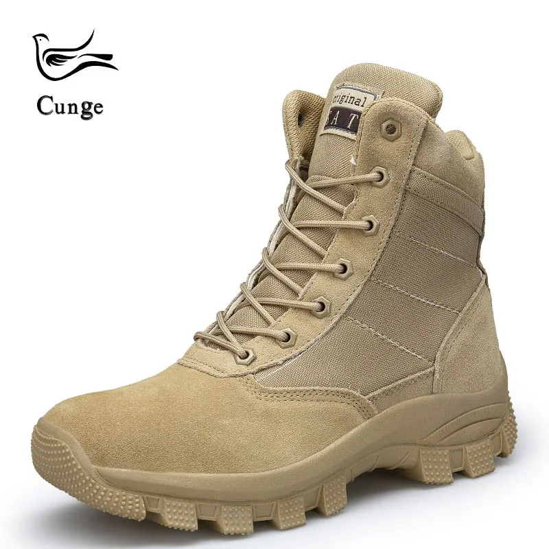 

Spring and summer special forces military boots men high combat boots military fans tactics desert training field hiking shoes