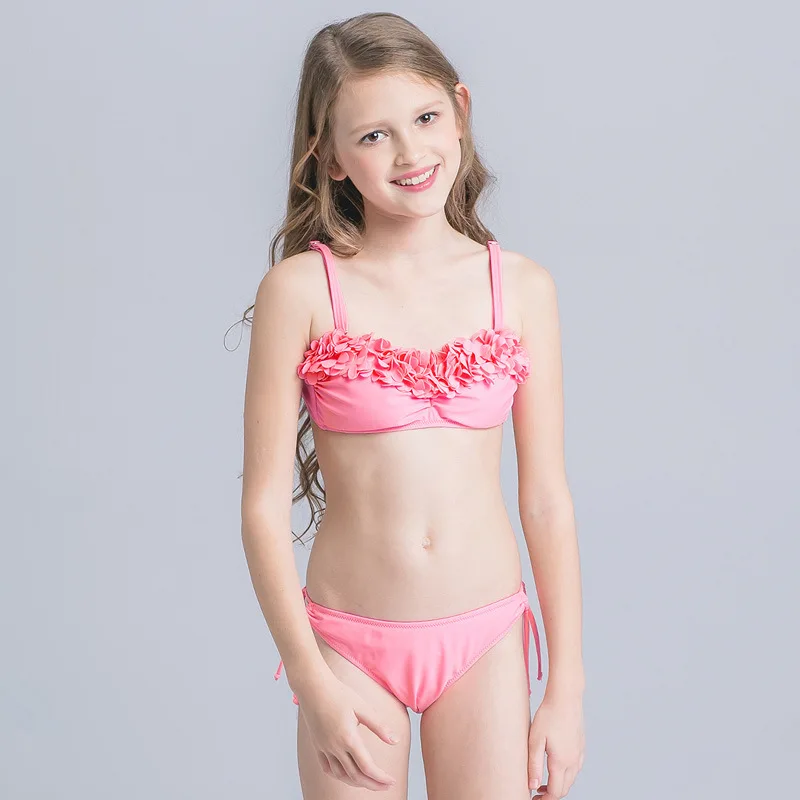 2017 handgemachten Blumen Bikini für Mädchen Candy Farbe