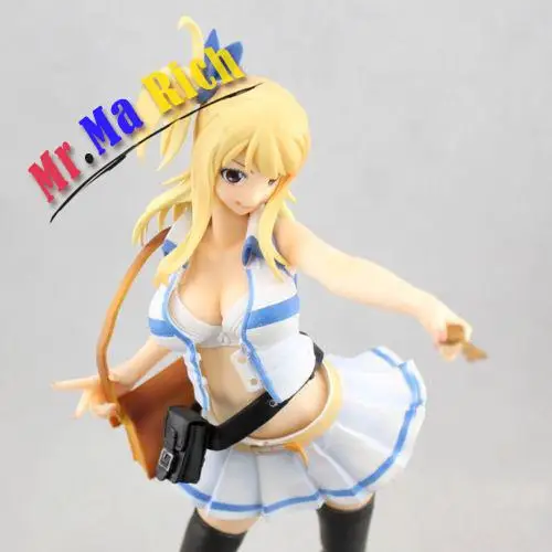 Японское аниме Сказочный хвост Lucy Heartfilia 8 &quotсексуальное литое ПВХ фигурка 1/7