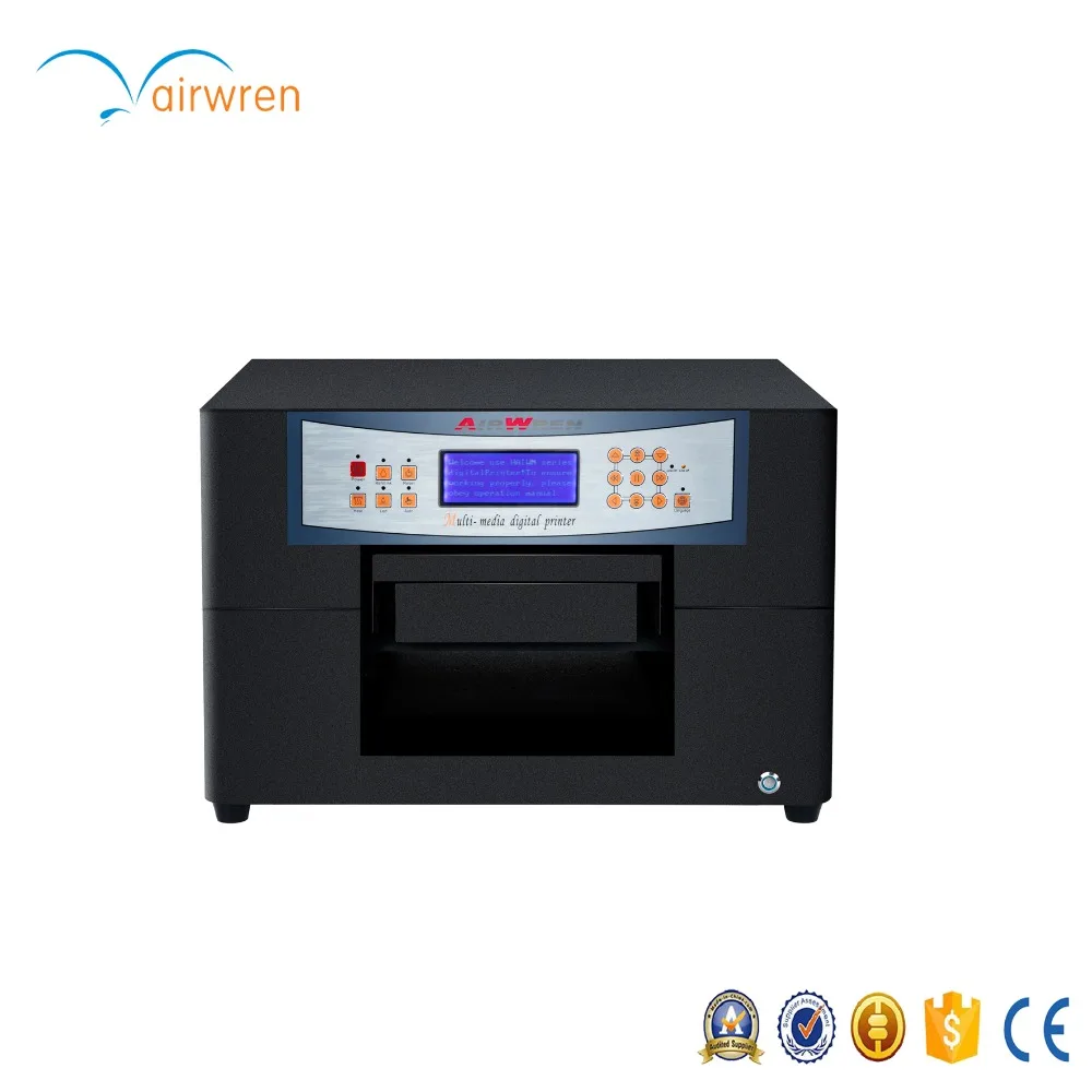 

Newest Design Plank Metal Ceramic Printing Machine A4 size UV LED Flatbed Printer With Free RIP Software