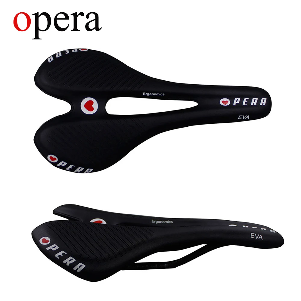 

OPERA Bicycle Fill the leather Comfortable and breathable Carbon Saddle 3k Carbon Fibre Cycling MTB Road Bike Seat Bicyle Parts